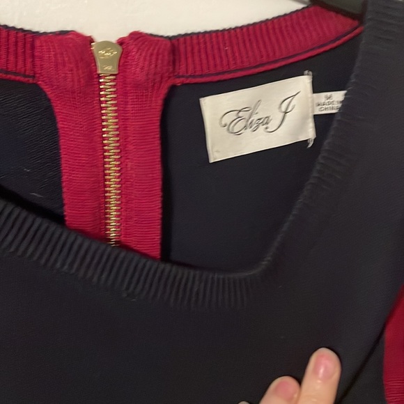 Eliza J color-block knot dress like new! - Picture 2 of 5